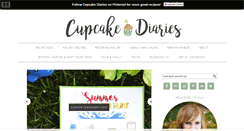 Desktop Screenshot of cupcakediariesblog.com